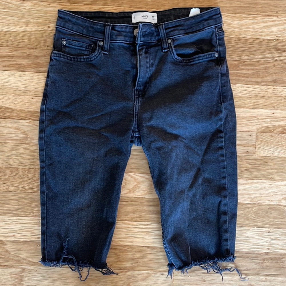 Mango jean shorts